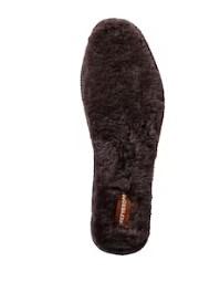 semelle en véritable mouton pour un confort optimal.