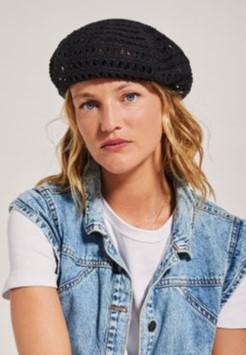 Béret crochet de chez Laulhere fabrication artisanal Française