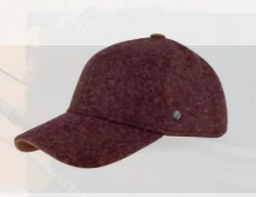 Casquette baseball en laine vierge de chez FLECHET