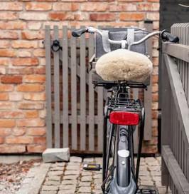 Housse de Selle de Vélo en véritable mouton