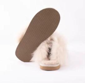 Pantoufles de qualité supérieure 100 % naturelles fabriqué en Suède EVELINA