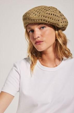 Béret crochet de chez Laulhere fabrication artisanal Française