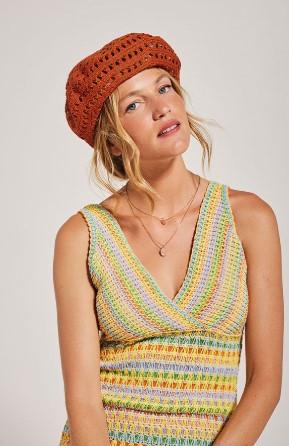 Béret crochet de chez Laulhere fabrication artisanal Française