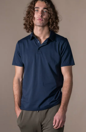 POLO ANONYM APPAREL Polo décontracté à col boutonné en jersey