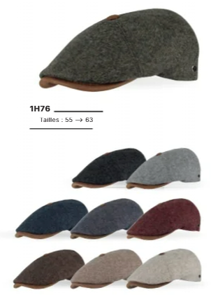 Casquette unie en lainne de chez FLECHET