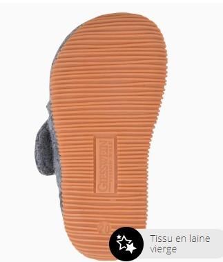 Pantoufles de qualité supérieure 100 % naturelles fabriqué en Autriche