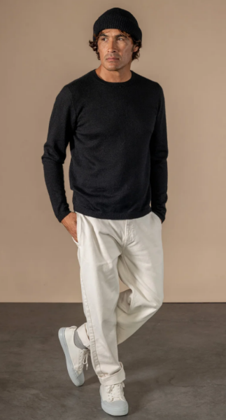 PULL ERNEST Pull fin col rond en laine toute douce de chez ANONYM APPAREL