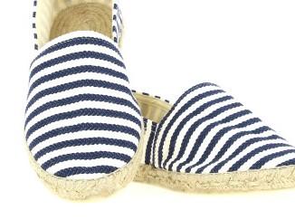espadrilles traditionnelles cousue à la main .made in France