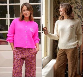 pantalon éponge velours de chez anouk et ninon avec poche 