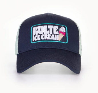 CASQUETTE MOTIF ICE CREAM NAVY de chez KULTE