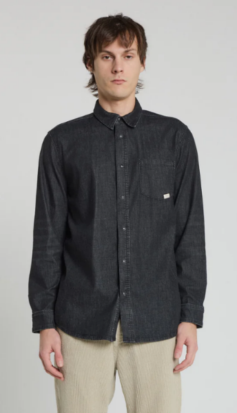 Chemise Mixte Homme Black de chez PULLIN