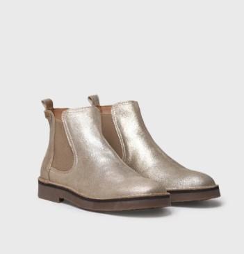 bottine cuir semelle crêpe pour un confort optimal