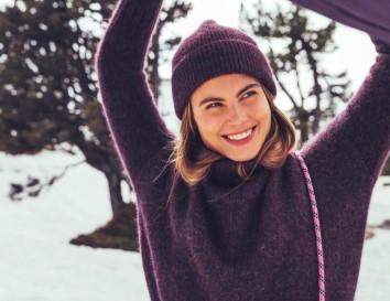 pull en pur Alpaga de haute qualité pour un maximum de confort et de chaleur 