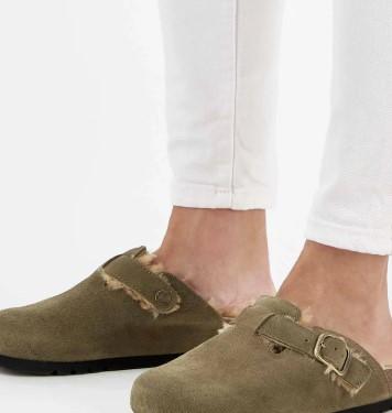 sabot sholl en mouton naturel FAE