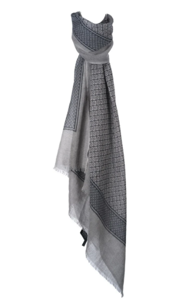 FOULARD EN LAINE PIERIC GRIS de chez MONSIEUR CHARLI