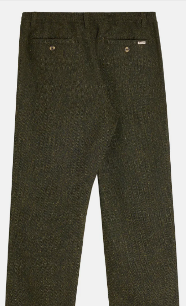 Pantalon Homme Ozzy Pant Kaki coupe tapered loose de chez PULLIN
