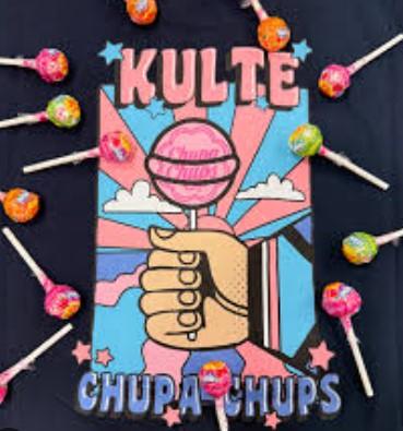 t-shirt KULT edition limité collabe Chupachup coton biologique