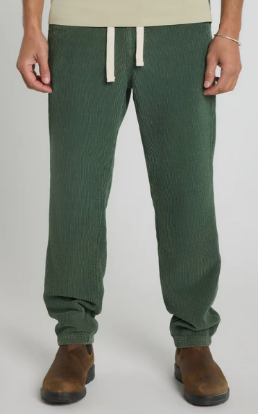 Pantalon Loose PULLIN Fourleaf Couleur : Vert kaki