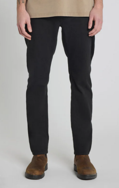 Pantalon Chino PULLIN Dark25 coupe chino toile teintée  Couleur : Noir