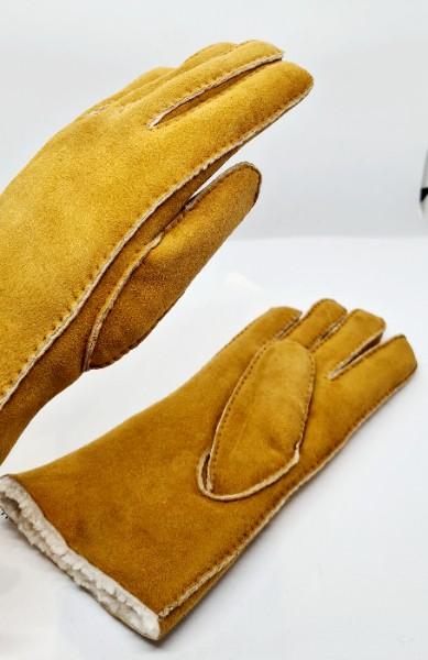 Gants en cuir et véritable mouton 100% naturel créatrice française Milona