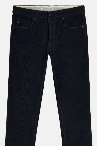 Pantalon Regular PULLIN Roydisco coupe regular velours côtelé  Couleur : Bleu