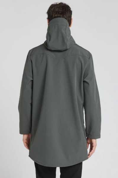 Parka Storm mi longue déperlante GREEN de chez PULLIN