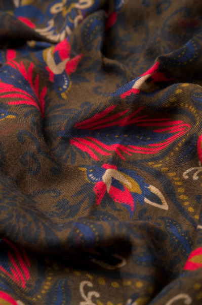 FOULARD EN LAINE NIELS CHOCOLAT de chez MONSIEUR CHARLI