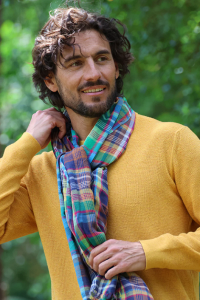 CHECHE EN COTON LIVIO MULTICOLOREde chez Monsieur Charli