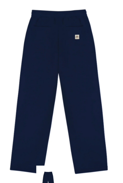 PANTALON GAZE DE COTON BLEU MARINE de chez KULTE