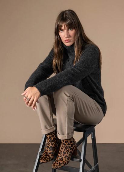 pull en pur Alpaga de haute qualité pour un maximum de confort et de chaleur 