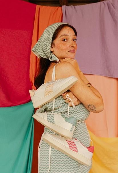 basket n'go recyclé , confort légèreté et voute plantaire pour une marche optimal