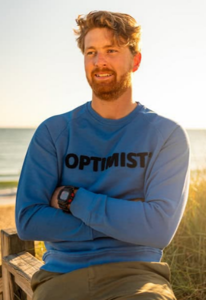 Sweat-shirt OPTIMIST' – MORGAN – Sweat-shirt 100 % coton