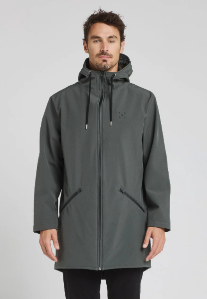 Parka Storm mi longue déperlante GREEN de chez PULLIN