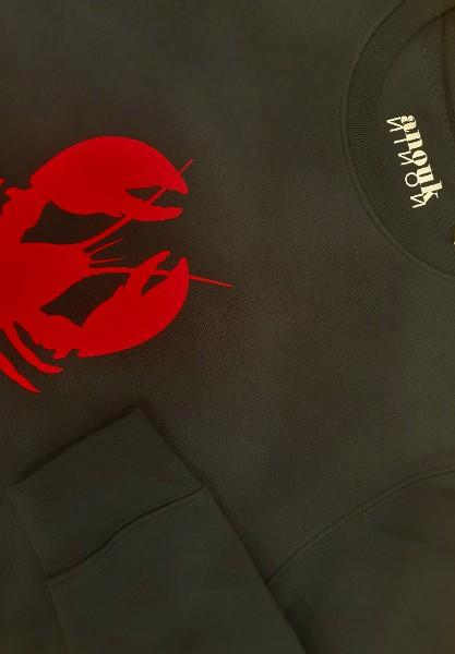 Sweatshirt ANOUK ET NINON homard - coton et polyester recyclé