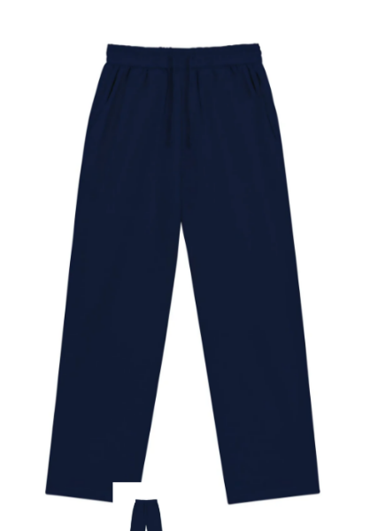 PANTALON GAZE DE COTON BLEU MARINE de chez KULTE