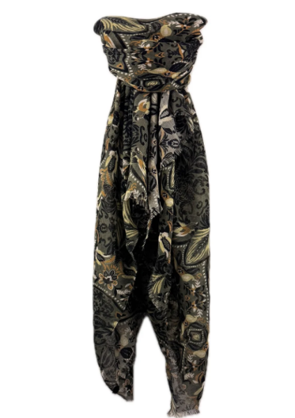 FOULARD EN LAINE NIELS OLIVE de chez MONSIEUR CHARLI