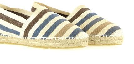 espadrilles traditionnelles cousue à la main .made in France