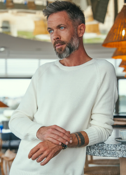 Pull en coton & cachemire - ALEXANDRE de chez CEZEMBRE