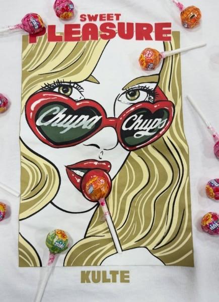 t-shirt KULT edition limité collabe Chupachup coton biologique