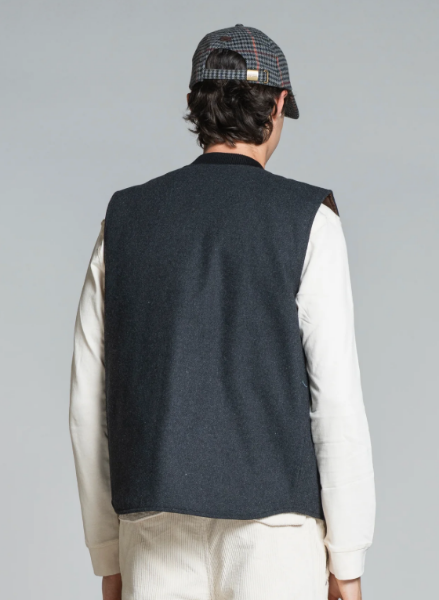GILET MARTIN Castlerock EN LAINE MÉLANGÉE de chez IMPURE