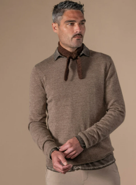 PULL ERNEST Pull fin col rond en laine toute douce de chez ANONYM APPAREL