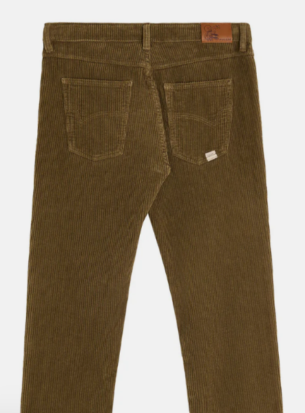 Pantalon Regular PULLIN Otter coupe regular velours côtelé  Couleur : Marron