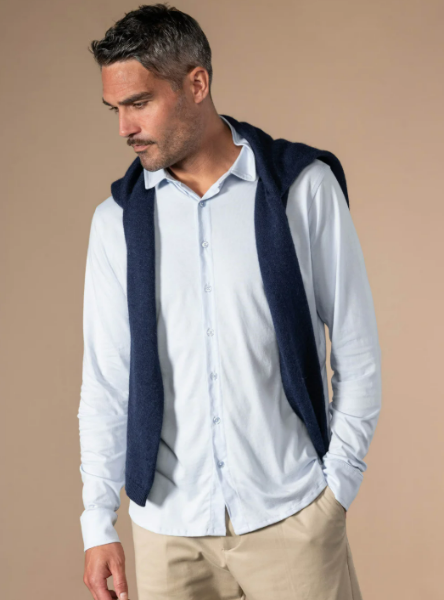 CHEMISE AYDEN de chez ANONYM APPAREL Chemise en Mid jersey pour un look décontracté