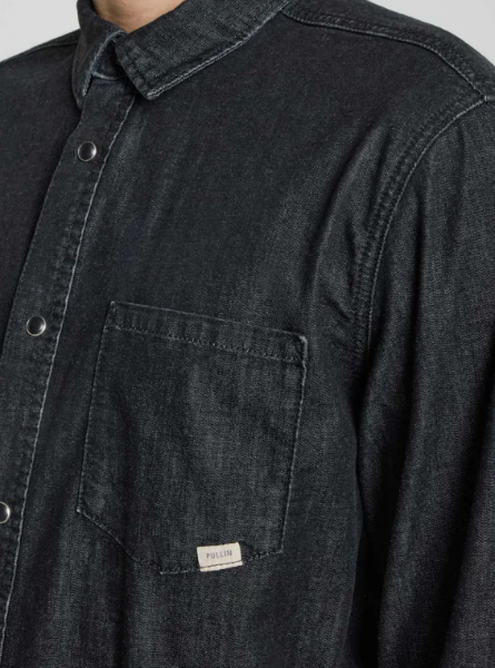 Chemise Mixte Homme Black de chez PULLIN