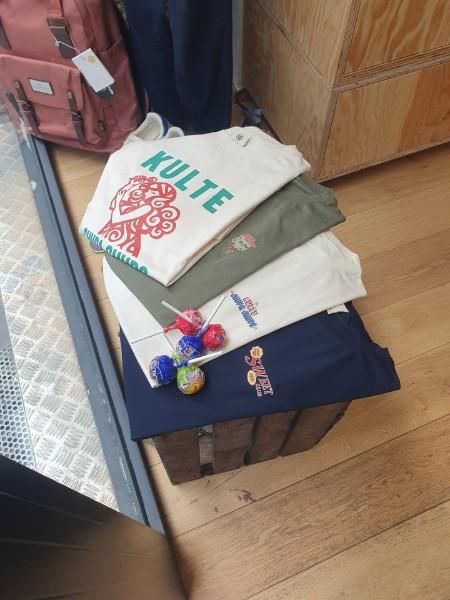 t-shirt KULT edition limité collabe Chupachup coton biologique