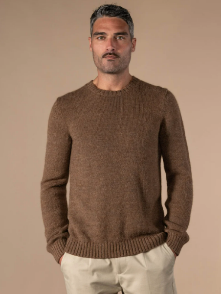 PULL FERNAND de chez ANONYM APPAREL Pull col rond en laine toute douce