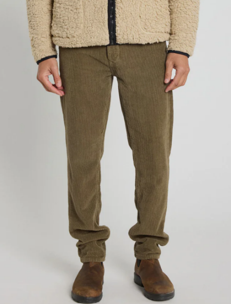 Pantalon Regular PULLIN Otter coupe regular velours côtelé  Couleur : Marron