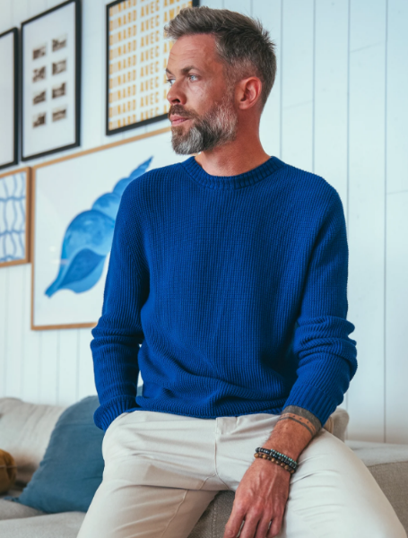 Pull en coton biologique - FRÉHEL de chez CEZEMBRE