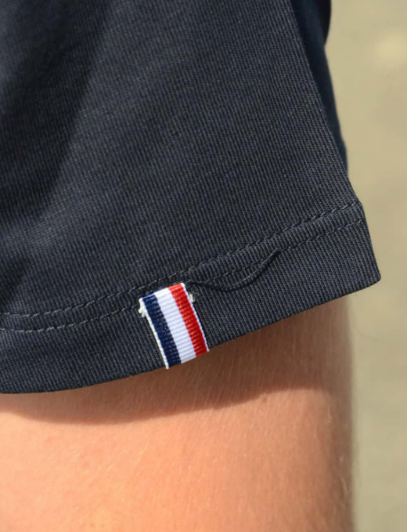 FRENCHY – Tee-shirt bleu de chez OPTIMIST' – Fabriqué en France