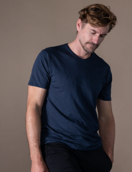 Tee-shirt ANONYM APPAREL petit col V  en jersey